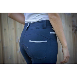 Pantalon Pénélope Fun full seat Marineblauw