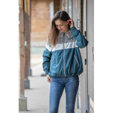 Blouson Pénélope Celecce Eendenblauw