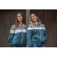 Blouson Pénélope Celecce Eendenblauw Blouson Pénélope Celecce Eendenblauw