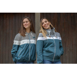 Blouson Pénélope Celecce Eendenblauw