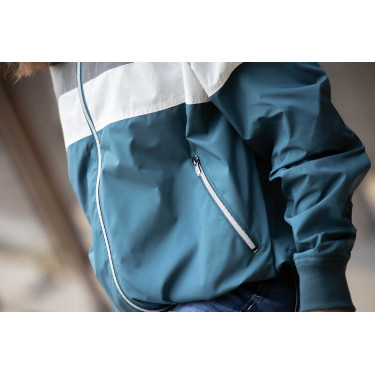 Blouson Pénélope Celecce Eendenblauw