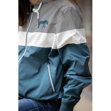 Blouson Pénélope Celecce Eendenblauw