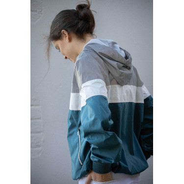 Blouson Pénélope Celecce Eendenblauw