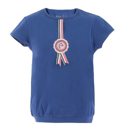T-shirt Equithème Janice Marineblauw