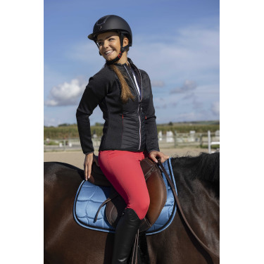 Hybride jas Equithème Olivia Zwart Hybride jas Equithème Olivia Zwart