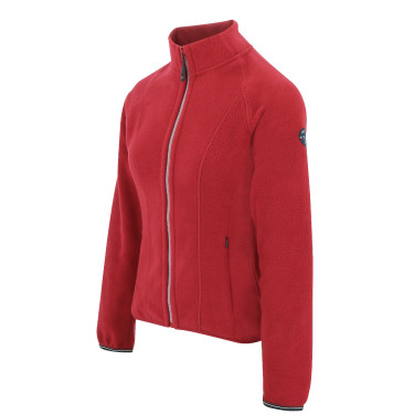 Fleecevest Equithème Lena Kers Rood Fleecevest Equithème Lena Kers Rood