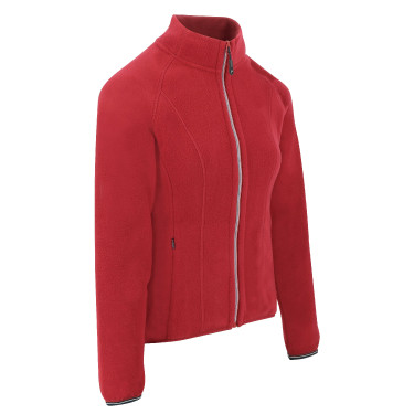 Fleecevest Equithème Lena Kers Rood Fleecevest Equithème Lena Kers Rood