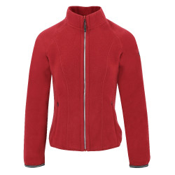 Fleecevest Equithème Lena Kers Rood Fleecevest Equithème Lena Kers Rood