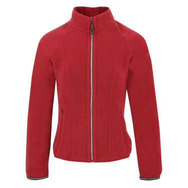 Fleecevest Equithème Lena Kers Rood Fleecevest Equithème Lena Kers Rood