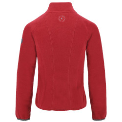 Fleecevest Equithème Lena Kers Rood Fleecevest Equithème Lena Kers Rood