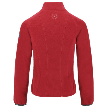 Fleecevest Equithème Lena Kers Rood Fleecevest Equithème Lena Kers Rood