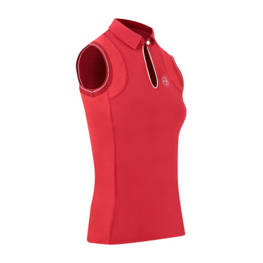 Polo Equithème Sarah zonder mouwen Kers Rood