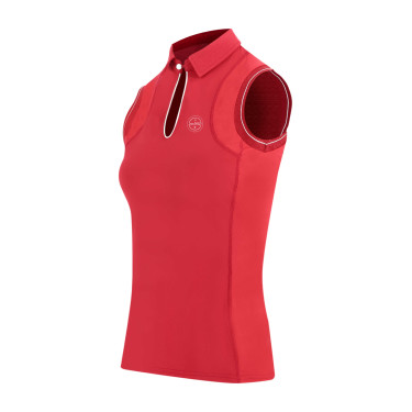 Polo Equithème Sarah zonder mouwen Kers Rood