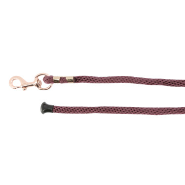 Halstertouw Equithème Soft rose gold Bordeaux