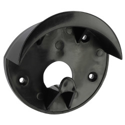 Plastic hoofdstelhanger Hippotonic Zwart