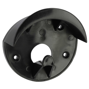 Plastic hoofdstelhanger Hippotonic Zwart
