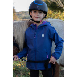 Softshell Equi-Kids Amandine Marineblauw
