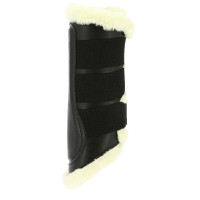 Gesloten peesbeschermers Norton synthetisch schapenwol Zwart / écru