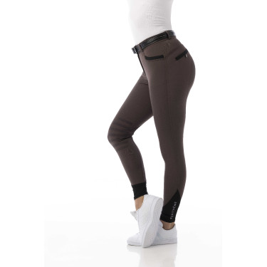 Broek Equithème Safir Bruin / zwart