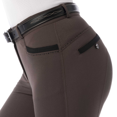 Broek Equithème Safir Bruin / zwart