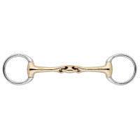 Dubbel gebroken olijfvormig bustrens mondstuk voor hoofdstel Sprenger KK Ultra