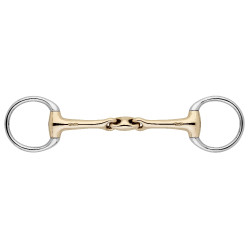 Dubbel gebroken olijfvormig bustrens mondstuk voor hoofdstel Sprenger KK Ultra