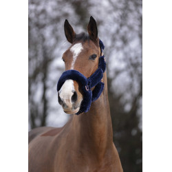 Halster Equithème Teddy roségoud Marineblauw