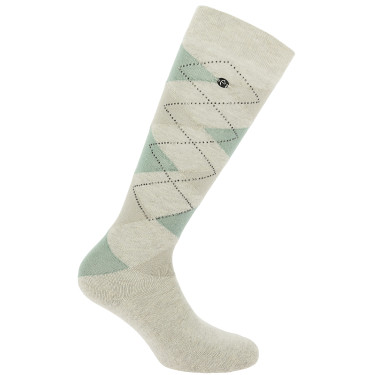 Sokken Equithème Girly Beige / celadon