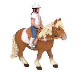 Beeldje Het kind ruiter Papo