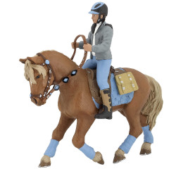 Beeldje Paard van de jonge ruiter Papo Beeldje Paard van de jonge ruiter Papo