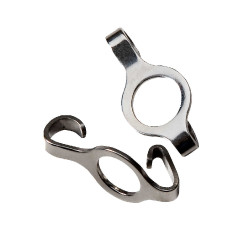 Platte haken voor gourmetketting