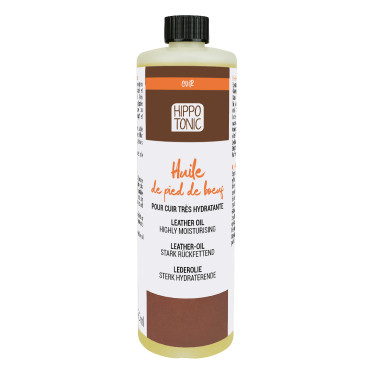 Lotion voor leer op basis van echte ossentalgolie Hippo-Tonic