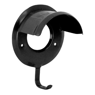 Kunststof beklede teugelhouder Zwart Kunststof beklede teugelhouder Zwart