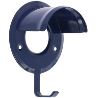 Kunststof beklede teugelhouder Marine Marineblauw