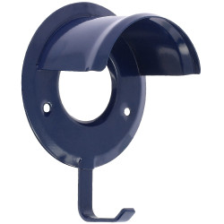 Kunststof beklede teugelhouder Marine Marineblauw