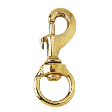 Muskethaken oog 20 mm rond messing Muskethaken oog 20 mm rond messing