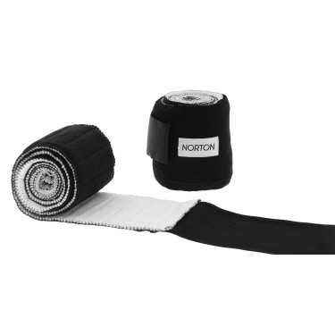 Elastische werkbandages met onderbandages Hippotonic Zwart Elastische werkbandages met onderbandages Hippotonic Zwart
