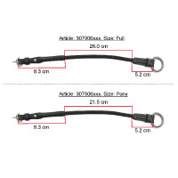 Eric Thomas Pro lederen/touw hijsbogen voor laarzen Havana Bruin