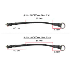 Eric Thomas Pro lederen/touw hijsbogen voor laarzen Zwart