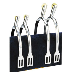 Feeling inox sporen met wiel Feeling inox sporen met wiel