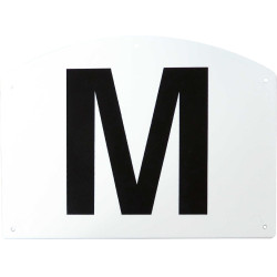 Set van 12 draaimolenletters plastic steun Hippotonic