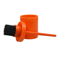 Kwast voor hoef met potje Oranje