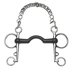 Mors Pelham Feeling rubber recht tongpoort