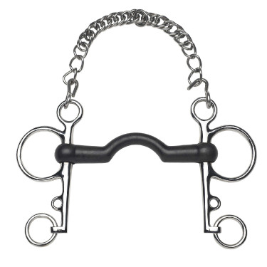 Mors Pelham Feeling rubber recht tongpoort