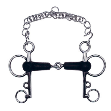 Mors Pelham Feeling gebroken rubber