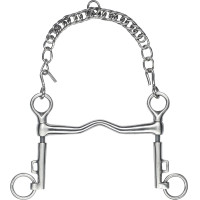 Mors Saumur Feeling met korte takken roestvrij staal satijn