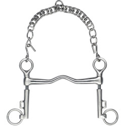 Mors Saumur Feeling met korte takken roestvrij staal satijn