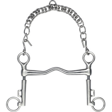 Mors Saumur Feeling met korte takken roestvrij staal satijn