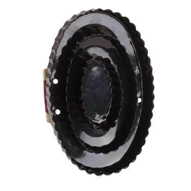 Ovale metalen roskam Ovale metalen roskam