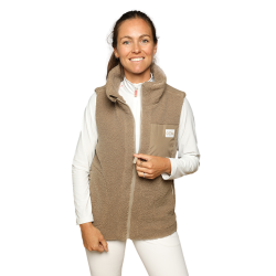 Dames bodywarmer On GEM zonder mouwen Kastanje Bruin